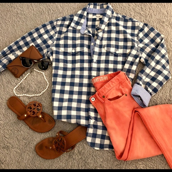 MADEWELL Salmon Pink Skinny Jeans Size 24 - Picture 2 of 6